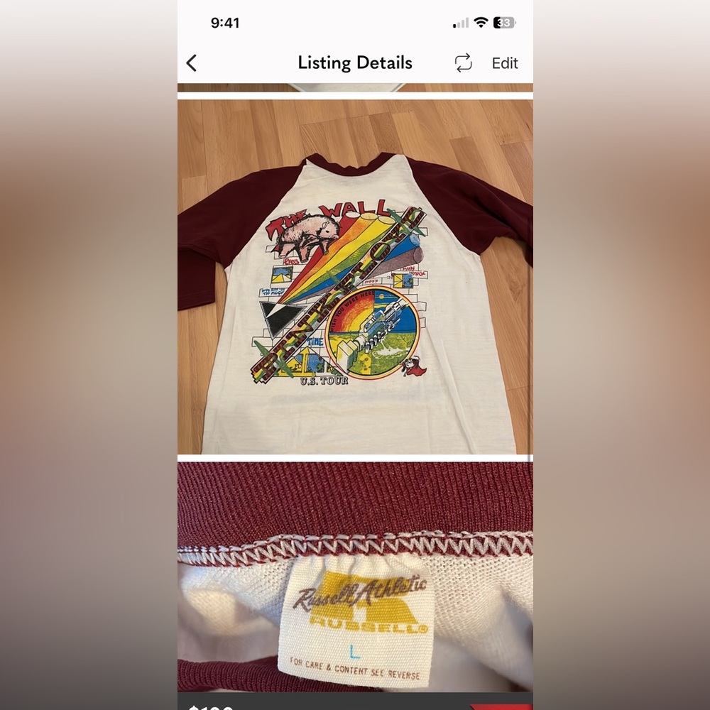 Item re post- Pink Floyd shirt